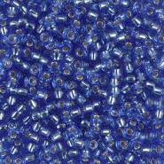 Miyuki seed beads 8/0 - Silverlined dark cornflower blue 8-2431